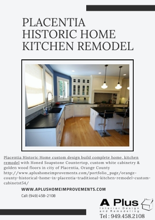 Placentia Historic Home Kitchen Remodel