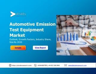 Automotive Emission Test Equipment Market by Technological Advancement and Revenue Growth for Top Industry Gainers Capel