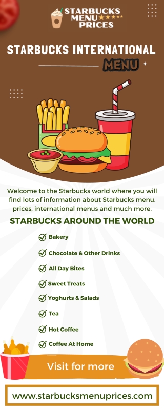 Starbucks International Menus