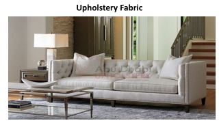 Upholstery Fabric