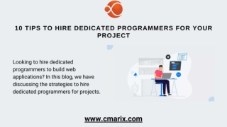 10 Tips to Hire Dedicated Programmers for Your Project
