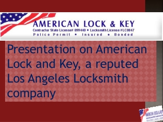American lock and key