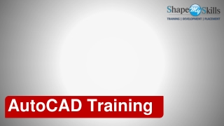 Best AutoCAD Training in Noida