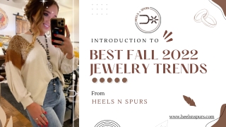 Best Fall 2022 Jewelry Trends