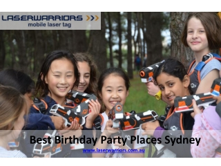 Best Birthday Party Places Sydney - www.laserwarriors.com.au
