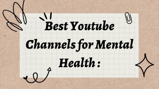 Best Youtube Channels for Mental Health