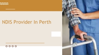 Ndis Provider in Perth