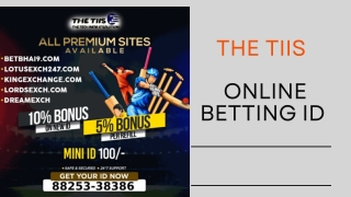 8825338386 | What is cricket betting | The TIIS