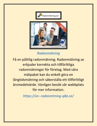 Radonmätning