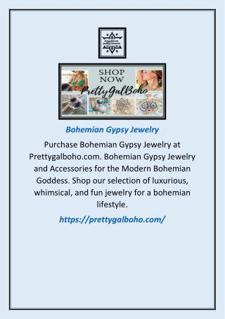 Bohemian Gypsy Jewelry | Prettygalboho.com