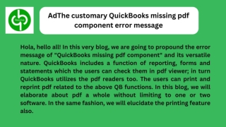 The customary QuickBooks missing pdf component error message (2)