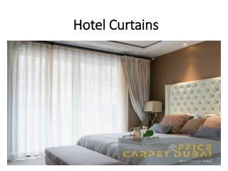 Hotel Curtains