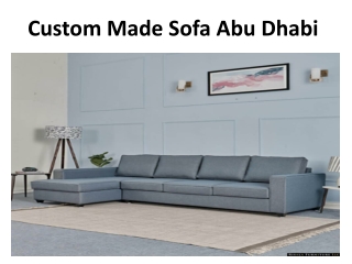 Custom Made Sofa Abu Dhabi