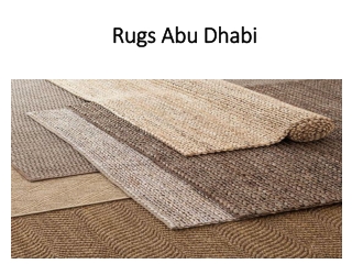 Rugs Abu Dhabi