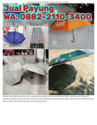 088ᒿ~ᒿII0~3400 (WA) Payung Souvenir Murah Pabrik Payung Souvenir