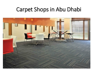 Carpet Shops In Abu Dhabi