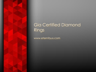 Checkout Best GIA Certified Diamond Rings Online - www.eternityus.com