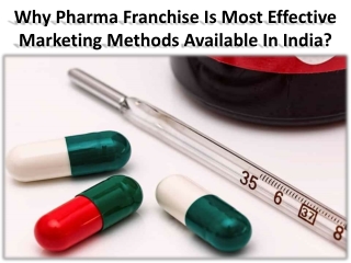 Advantages of choosing to invest in a PCD pharmaceutical franchise opportunity