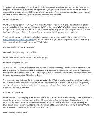 How to Solve Issues With WEWE LYOPAY