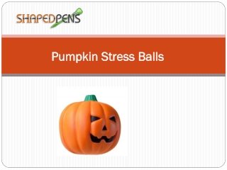 Pumpkin Stress Balls