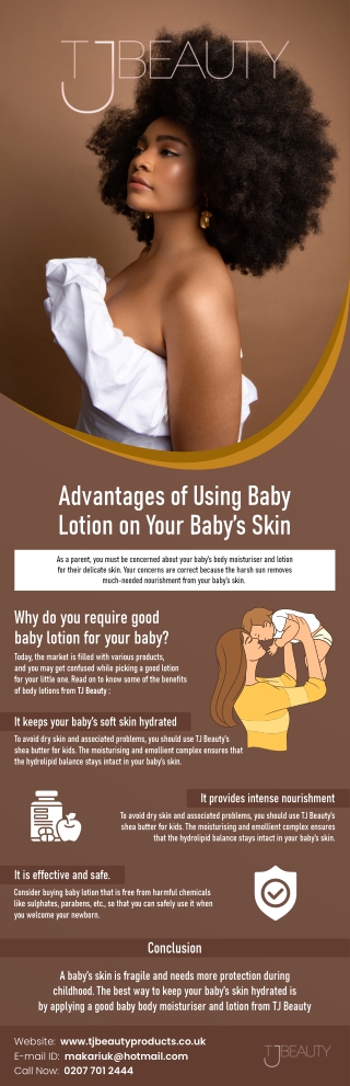 Advantages of Using Baby Lotion on Your Baby’s Skin
