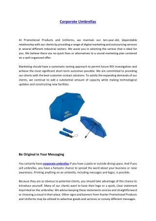 Corporate Umbrellas.docx