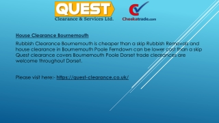 House Clearance Bournemouth