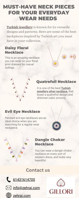 Must-Have Neck Pieces For Your Everyday Wear Needs