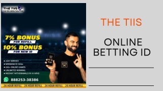 8825338386 | What are the tips and tricks of online cricket betting? | The TIIS