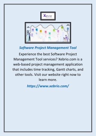 Software Project Management Tool | Xebrio.com