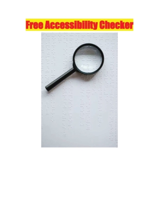 Free Accessibility Checker