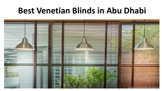Best Venetian Blinds   bestblindsabudhabi