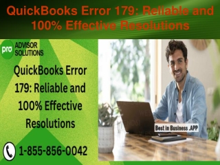 QuickBooks Error 179