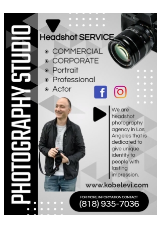 Kobe Levi Headshots Los Angeles