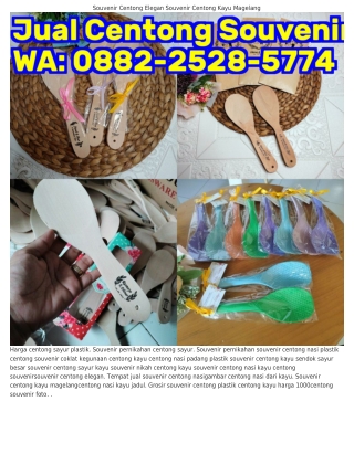 088ᒿ~ᒿ5ᒿ8~5ᜪᜪᏎ (WA) Harga Centong Nasi Plastik Souvenir Centong Sayur Kayu