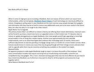 Macbook Repair Calgary