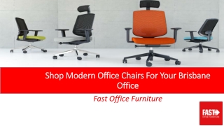 Shop Modern Office Chairs For Your Brisbane Office - Fast Office Furniture