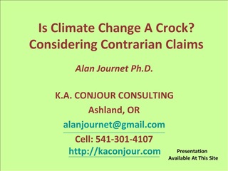 Is Climate Change A Crock Considering Contrarian Claims
