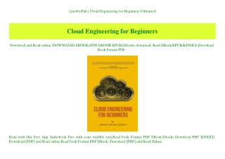 {mobiePub} Cloud Engineering for Beginners Unlimited