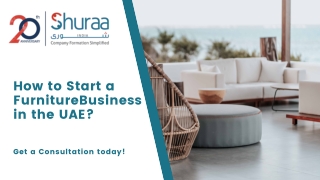 How to Start a Furniture Business in the UAE