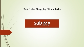 Best Online Shopping Sites in India