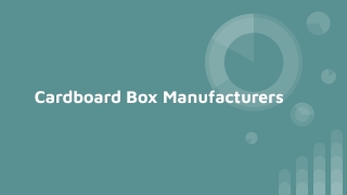Cardboard Box Manufacturers