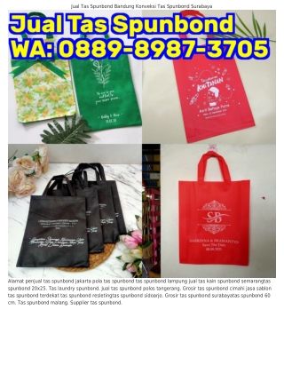 Ô889.898ᜪ.ЗᜪÔ5 (WA) Tas Spunbond Foto Tas Spunbond Cirebon