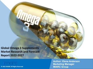 Omega 3 Supplements Market PDF: Report, Share, Size, Trends, Forecast by 2027