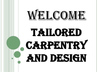 Looking for Bespoke Joinery in Banstead