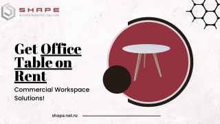 Get Office Table on Rent