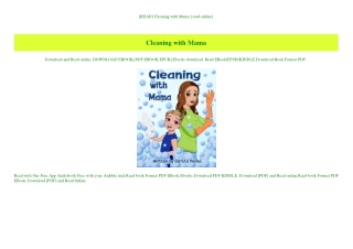 [READ] Cleaning with Mama {read online}