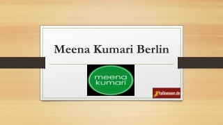 Meena Kumari Berlin