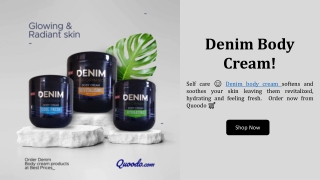 denim cream for men