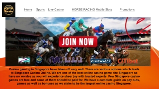 sports betting in Singapore | EZ12BET